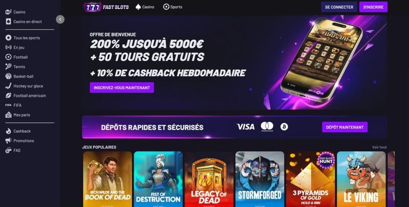 Guide de fast slots casino